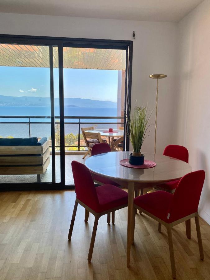 Grand T2 Standing Ajaccio Proche Centre Et Plages Vue Panoramique Parking Prive 외부 사진