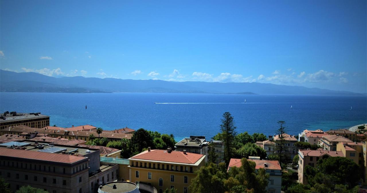 Grand T2 Standing Ajaccio Proche Centre Et Plages Vue Panoramique Parking Prive 외부 사진