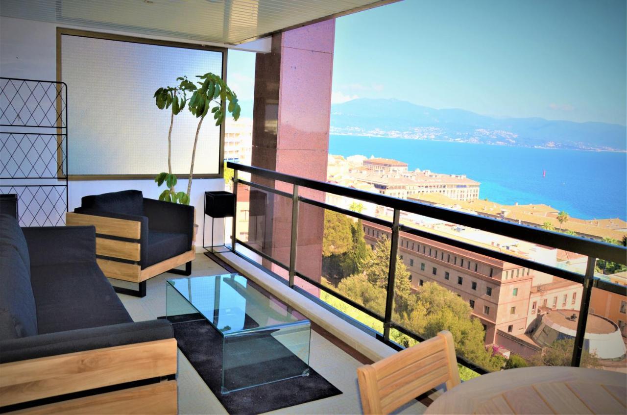 Grand T2 Standing Ajaccio Proche Centre Et Plages Vue Panoramique Parking Prive 외부 사진